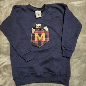 Kids Navy Blue Mickey Mouse Sweatshirt